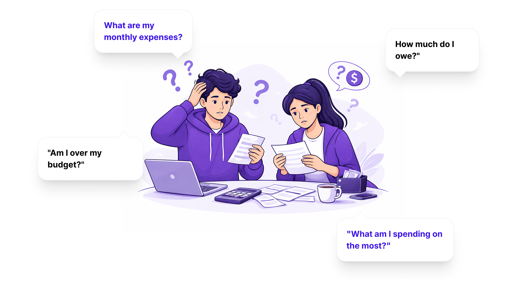 Where did your money go illustration